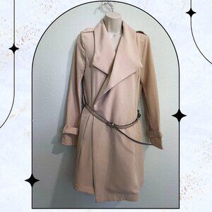Privy Nude Belted Trench Coat NWT, M